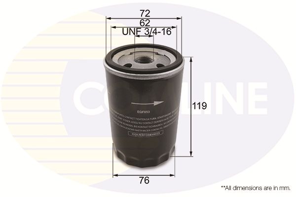 Filtr oleju COMLINE EOF053
