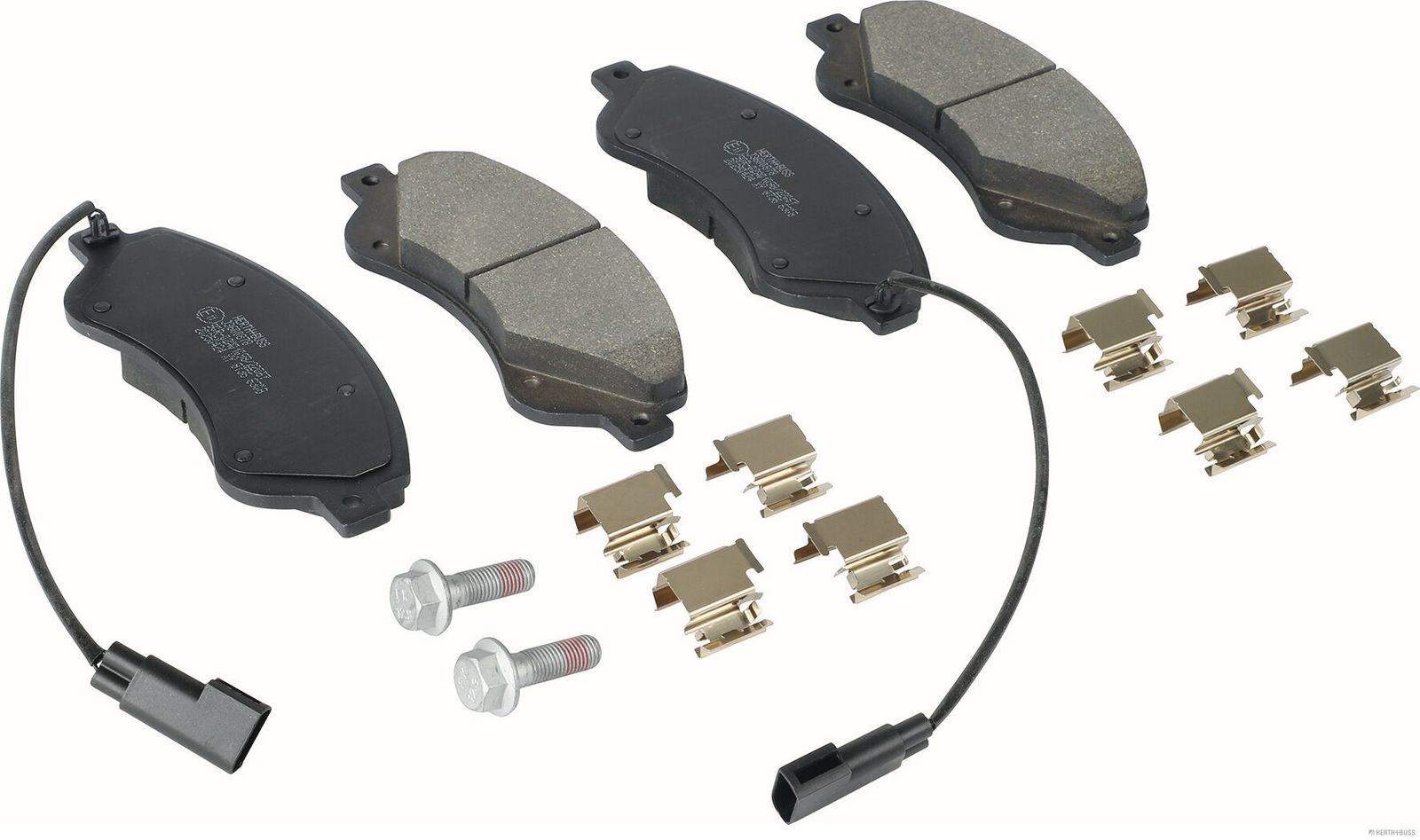 set placute frana,frana disc HERTH+BUSS JAKOPARTS J3600878