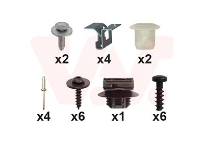 Set montaj, bara protectie VAN WEZEL 4075794