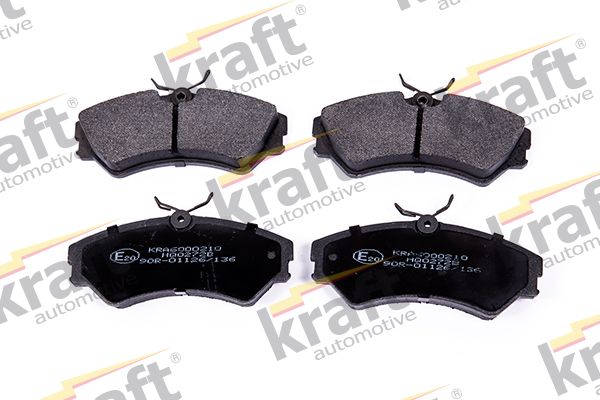Sada brzdových destiček, kotoučová brzda KRAFT AUTOMOTIVE 6000210