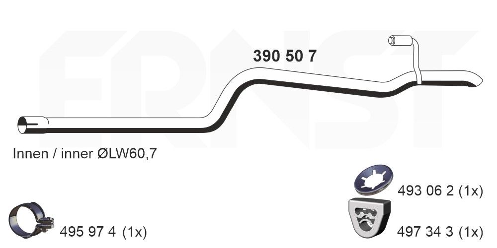 Racord evacuare ERNST 390507