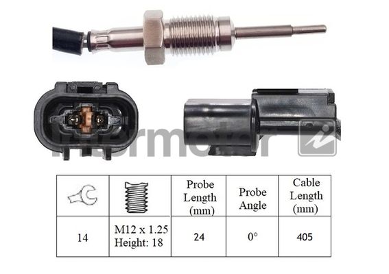 czujnik, temperatura spalin INTERMOTOR 27429