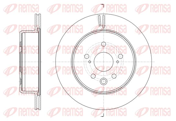 Tarcza hamulcowa KAWE 61876 10