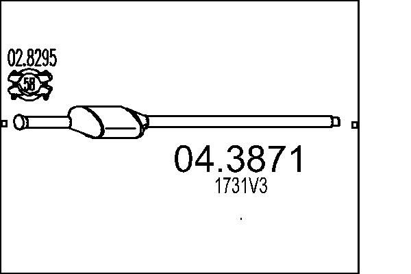 Katalizator MTS 04.3871