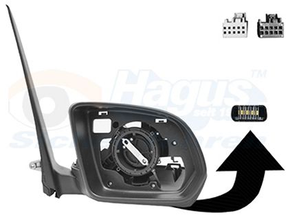 Lusterko zewnętrzne VAN WEZEL 3082830