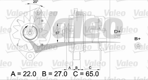 Alternator VALEO 436316