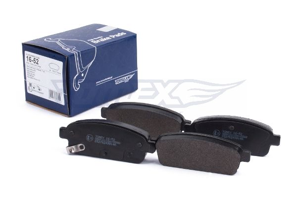 Levně Sada brzdových destiček, kotoučová brzda TOMEX Brakes 16-52