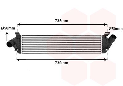 Chladič turba VAN WEZEL 59004134