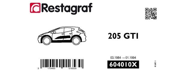 Kit de clip de fixation, carrosserie