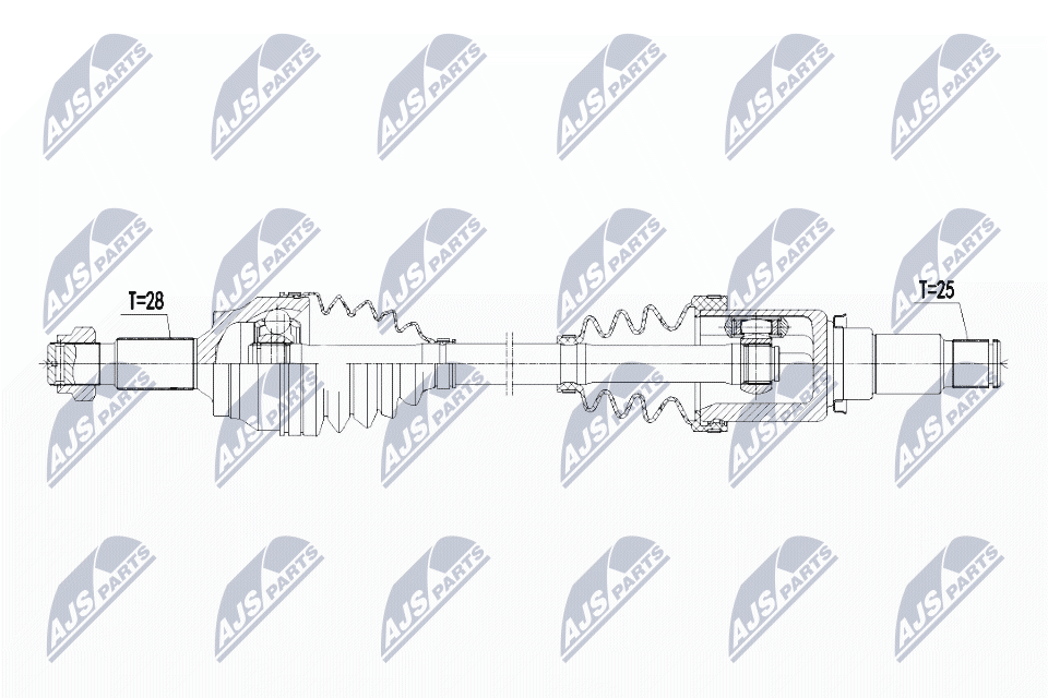 Wał napędowy NTY NPW-PE-031