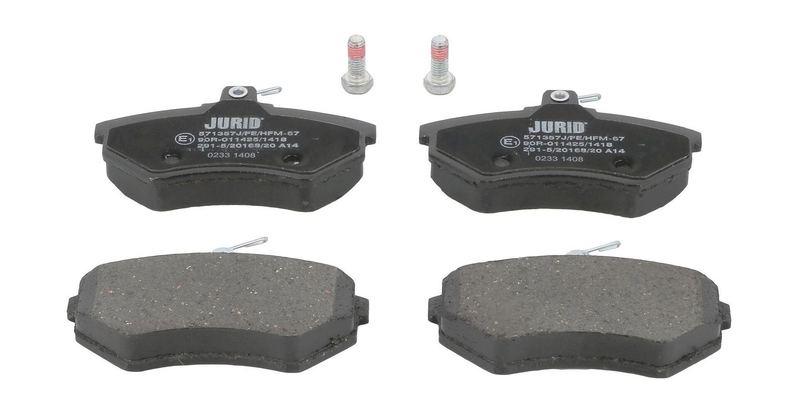 Комплект тормозных колодок, дисковый тормоз