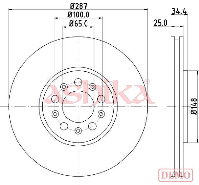 Disc frana ASHIKA 60-00-0901C