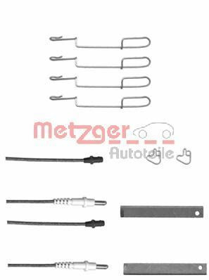 Zestaw akcesoriów, klocki hamulcowe METZGER AUTOTEILE 109-1280X