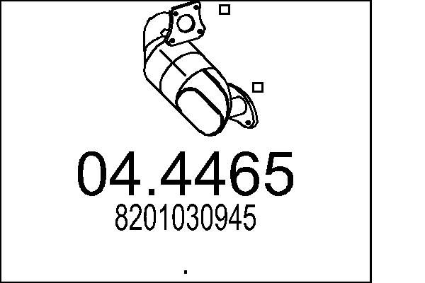 Katalizator MTS 04.4465