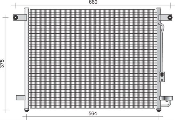 Condensator, climatizare MTR 12133766