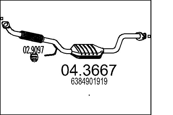 Katalizator MTS 6384901919