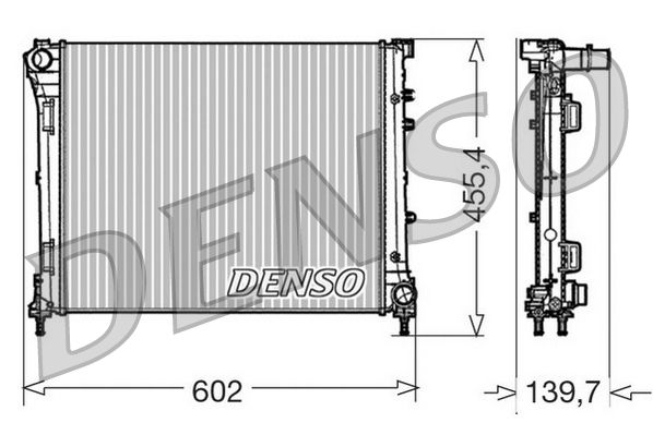 Chladič, chlazení motoru DENSO DRM09162