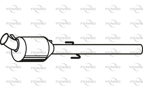 Filtr sadzy / filtr cząstek stałych, układ wydechowy FENNO P9935DPF