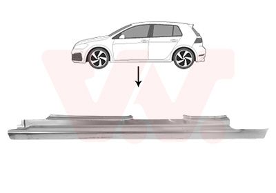 Placă de prag VAN WEZEL 5766103