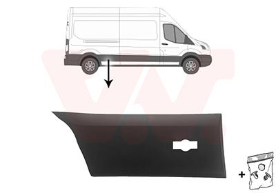 Elemente decorative/protectie, panou lateral VAN WEZEL 1992430