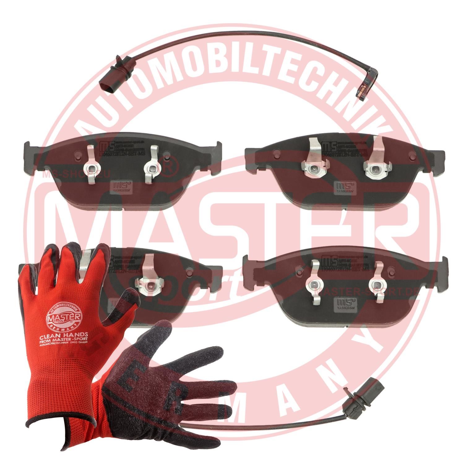 set placute frana,frana disc MASTER SPORT 13046072812N-SET-MSP