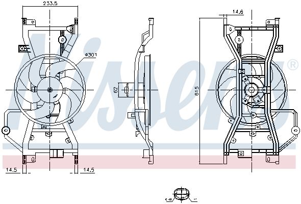 Ventilateur, refroidissement du moteur
