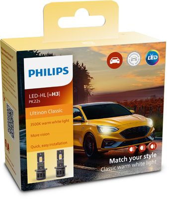 Bec, far faza lunga PHILIPS Ultinon Classic LED-HL 11336U2510C2