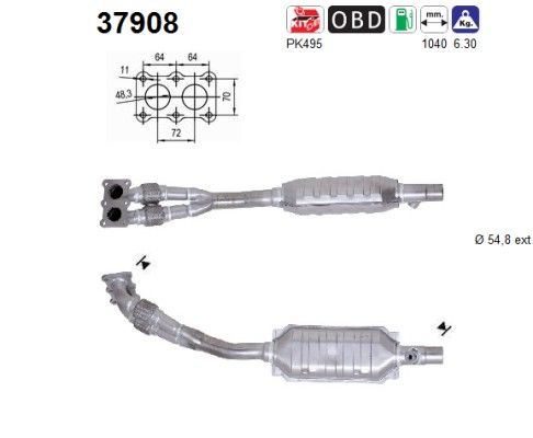 Catalizator AS 37908