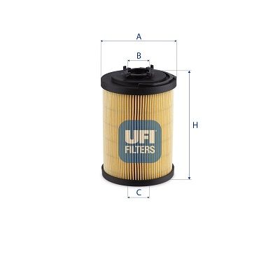 Filtru, sistem hidraulic primar UFI 83.075.00