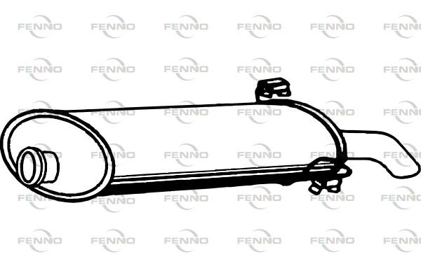 Tłumik końcowy FENNO P4873