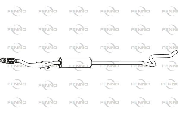 Tłumik środkowy FENNO P46016