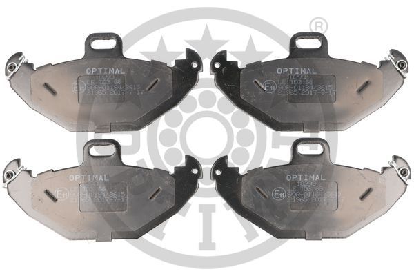 Zestaw klocków hamulcowych, hamulce tarczowe OPTIMAL BP-10293