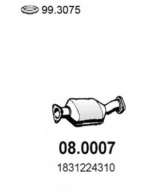 Katalizator ASSO 08.0007