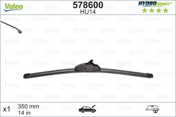 Pióro wycieraczki VALEO 578600