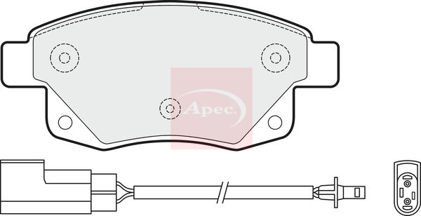 Apec - Rear Brake Pad Set