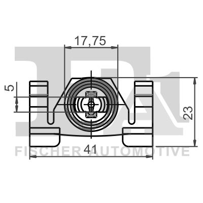 Clip, listwa ochronna FA1 14-40075.25
