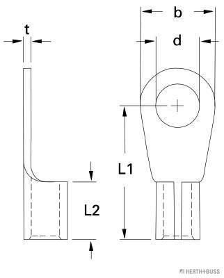 Levně Pájený spoj HERTH+BUSS ELPARTS 50250111