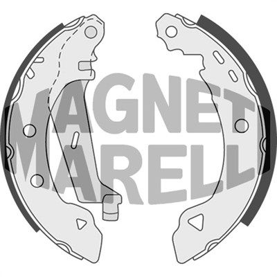 Szczęka hamulcowa MAGNETI MARELLI 360219198351