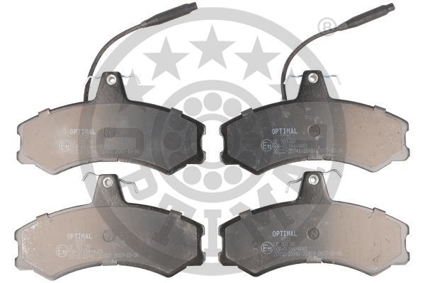 Zestaw klocków hamulcowych, hamulce tarczowe OPTIMAL BP-09333
