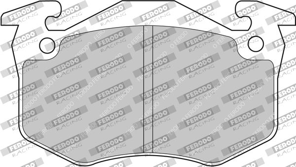 Zestaw klocków hamulcowych, hamulce tarczowe FERODO RACING FCP881H