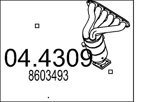 Katalizator MTS 8603493