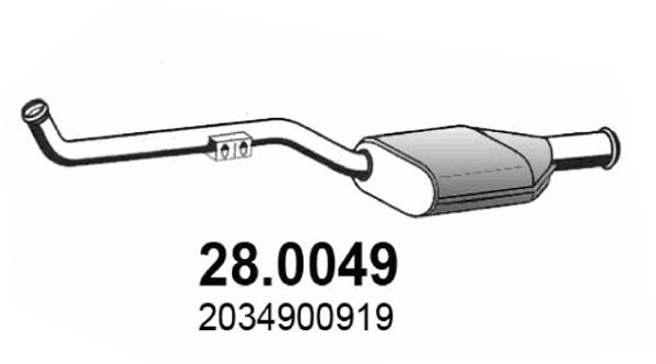 Katalizator ASSO 2034900919