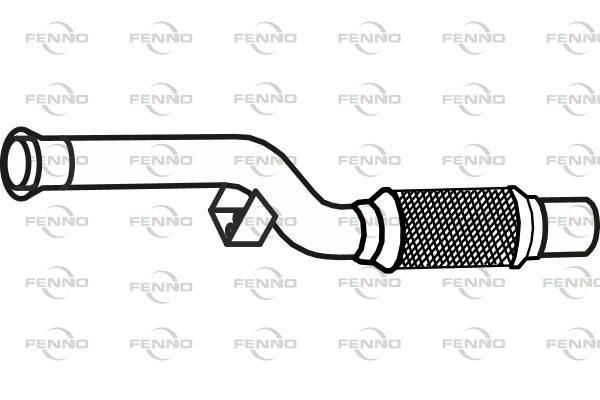 Rura wydechowa FENNO P3779