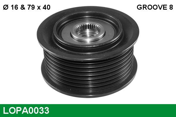 Alternator - sprzęgło jednokierunkowe LUCAS LOPA0033
