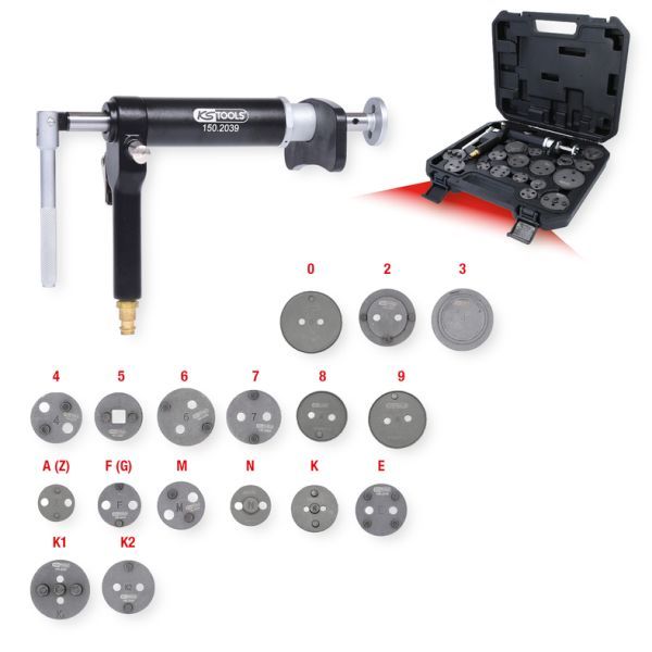 Dorn, dispozitiv resetare piston etrier KS TOOLS 150.2000