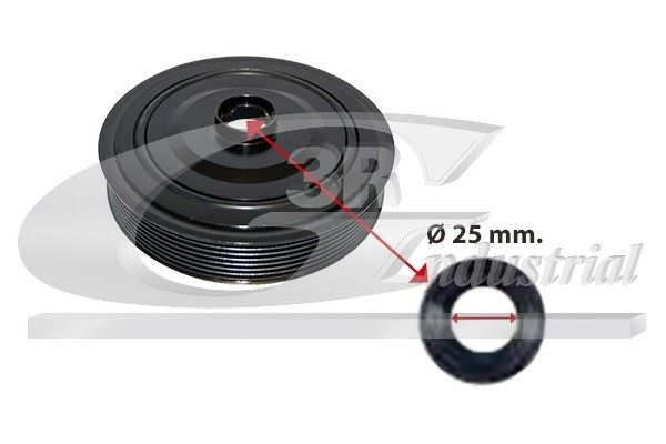 Fulie curea, arbore cotit 3RG 10629