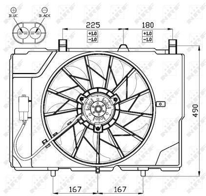 Ventilateur, refroidissement du moteur