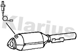 Katalizator KLARIUS 6K0131701H