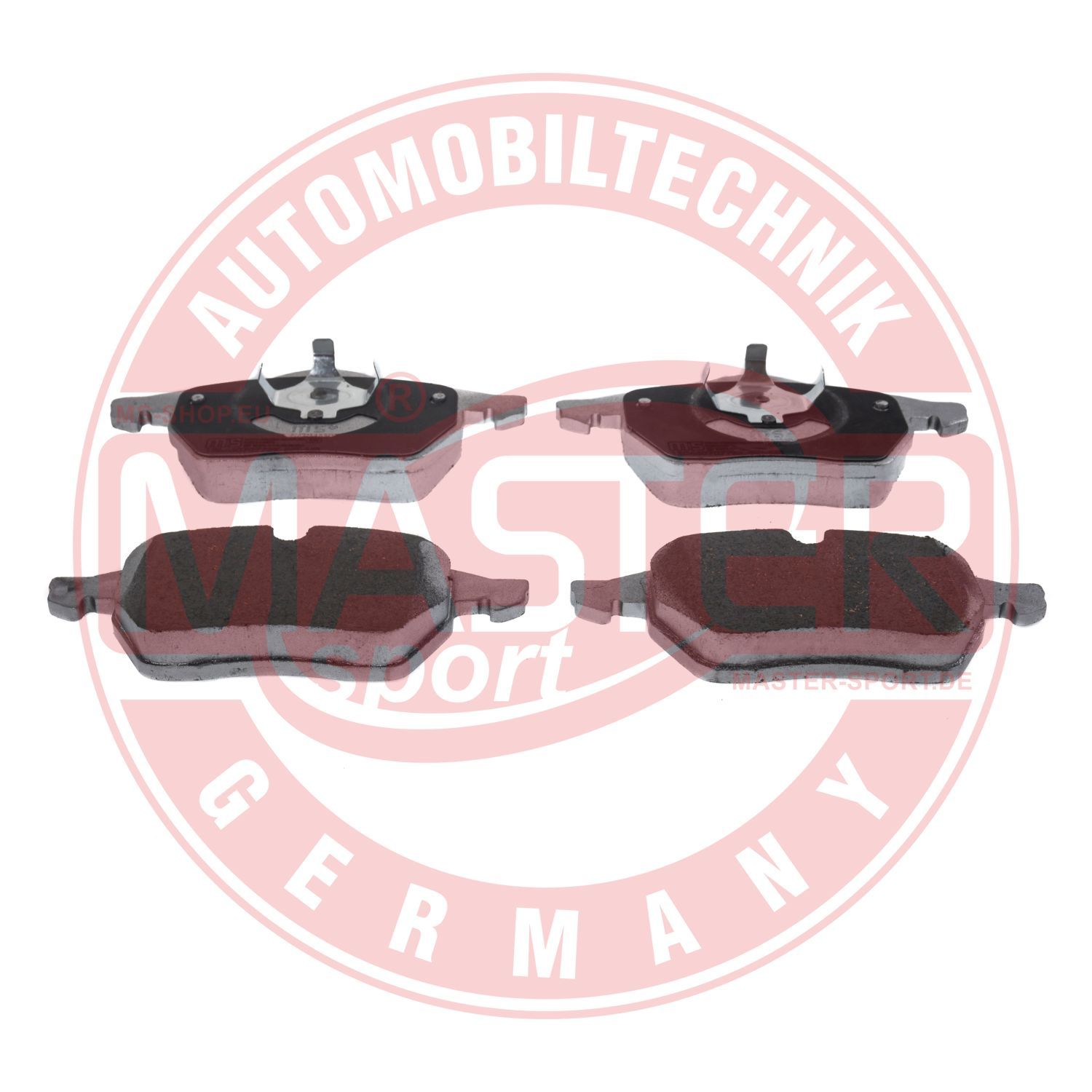 Zestaw klocków hamulcowych, hamulce tarczowe MASTER-SPORT GERMANY 13046070772K-SET-MS