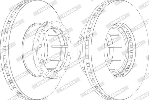Disc frana FERODO FCR114A